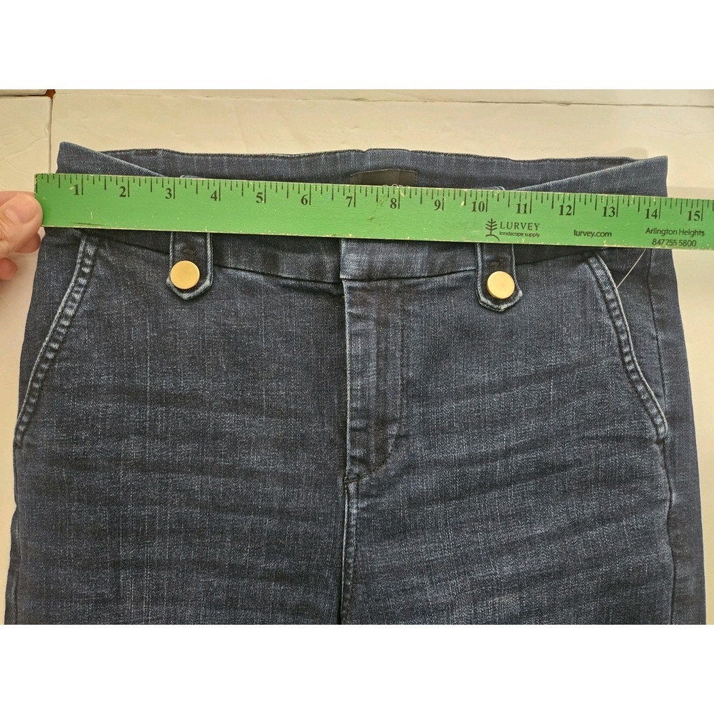 Talbots Wide-Leg Dark Wash Womens Trouser Jeans Size Small 4/28 - Picture 10 of 10